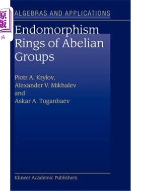 海外直订Endomorphism Rings of Abelian Groups 阿贝尔群的自同态环