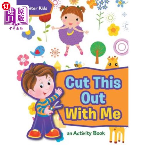 海外直订Cut This Out With Me, a Activity Book 把这个和我一起剪下来，一本活动书