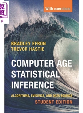 计算机时代统计推断 算法 证据和数据科学 Computer Age Statistical Inference 英文原版 Bradley Efron【中商原版】