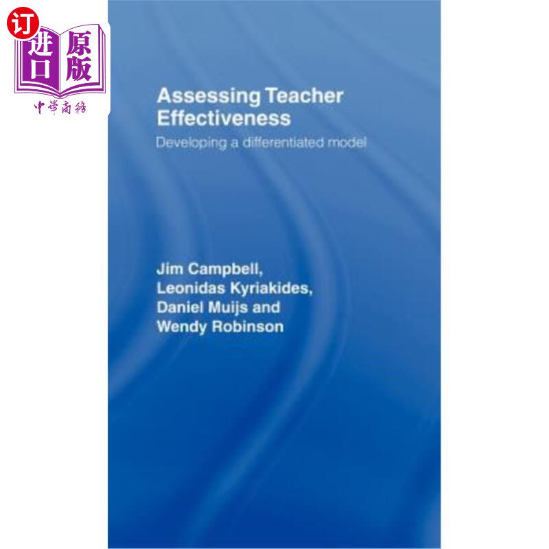 海外直订Assessing Teacher Effectiveness: Different Models 教师效能评估：不同模式