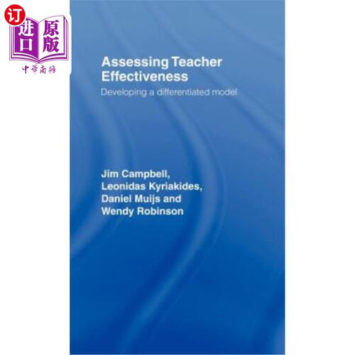 海外直订Assessing Teacher Effectiveness: Different Models 教师效能评估：不同模式