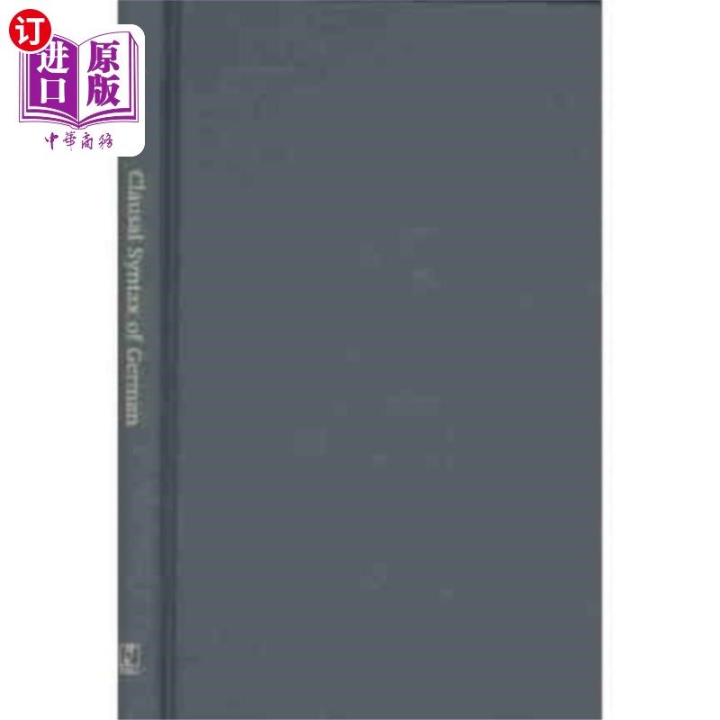 海外直订Topics in the Clausal Syntax of German 德语小句句法中的主题