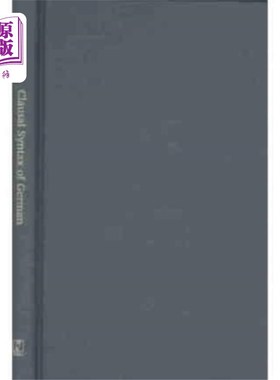 海外直订Topics in the Clausal Syntax of German 德语小句句法中的主题