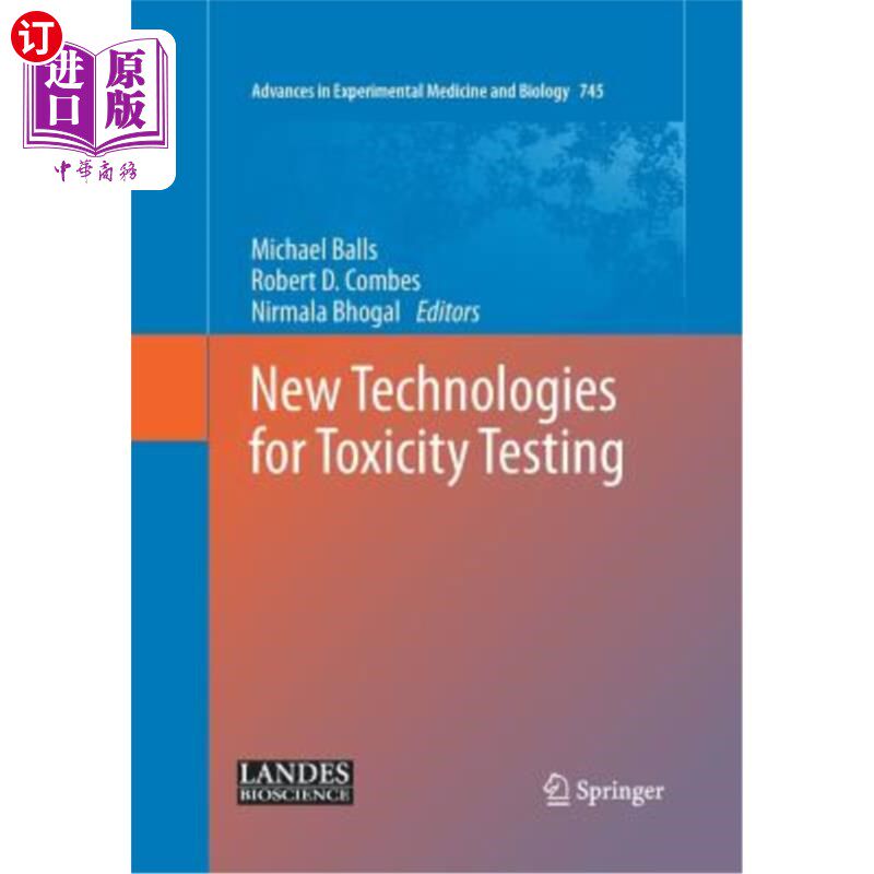 海外直订医药图书New Technologies for Toxicity Testing 毒性测试新技术