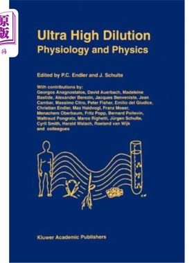 海外直订医药图书Ultra High Dilution: Physiology and Physics 超高稀释:生理学和物理学