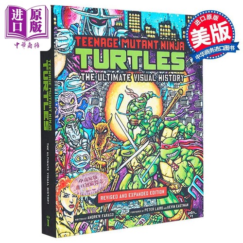 忍者神龟 视觉历史 修订和扩展版 Teenage Mutant Ninja Turtles 英文原版 Andrew Farago 影视相关【中商原版】