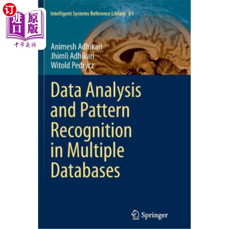 海外直订Data Analysis and Pattern Recognition in Multiple Databases 多数据库中的数据分析与模式识别