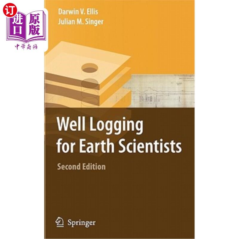 海外直订Well Logging for Earth Scientists 地球科学家的测井