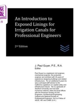 海外直订An Introduction to Exposed Linings for Irrigation Canals for Professional Engine 灌溉渠外露衬里专业工程师导