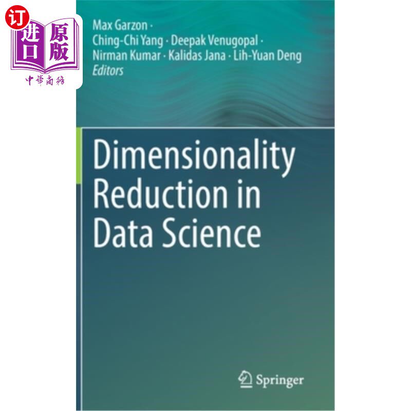 海外直订Dimensionality Reduction in Data Science 数据科学中的降维