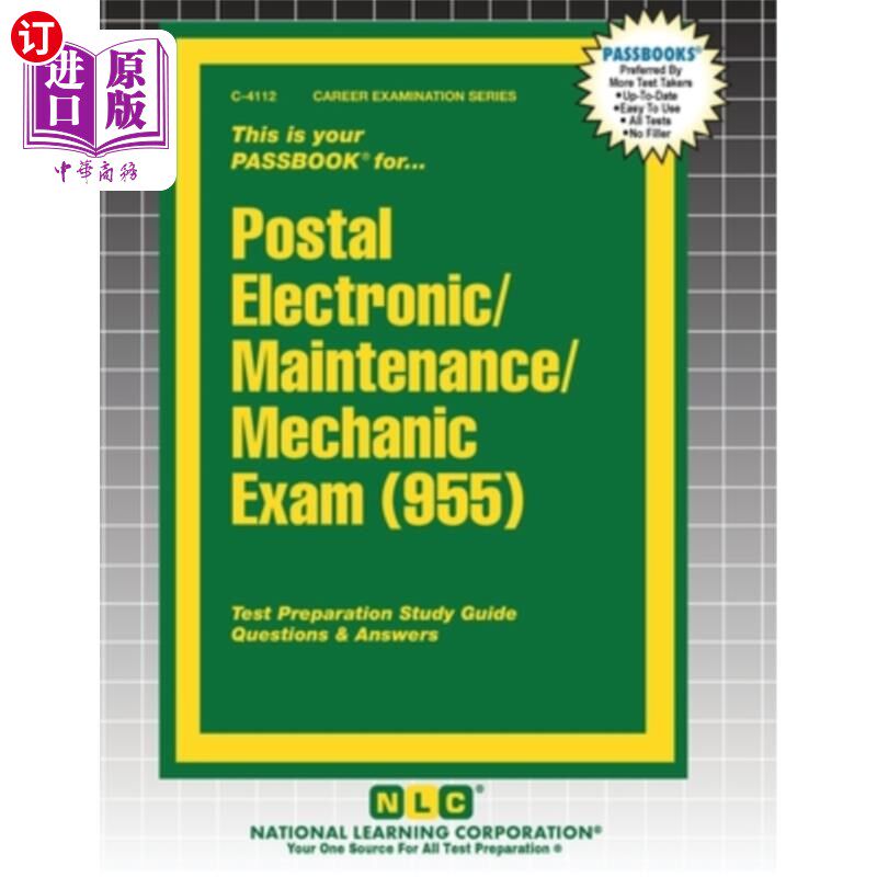 海外直订Postal Electronic/Maintenance/Mechanic Examination (955) 邮政电子/维修/机械检查（955）