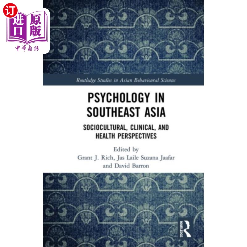 海外直订Psychology in Southeast Asia 东南亚心理学