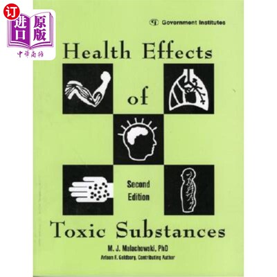 海外直订Health Effects of Toxic Substances 有毒物质对健康的影响