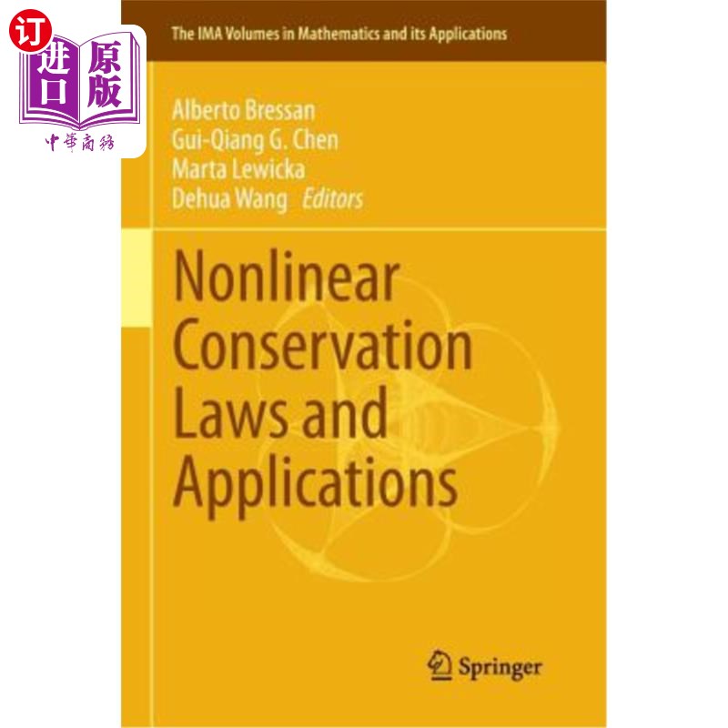 海外直订Nonlinear Conservation Laws and Applications 非线性守恒定律及其应用