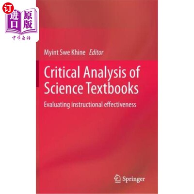 海外直订Critical Analysis of Science Textbooks: Evaluating Instructional Effectiveness 科学教材的批判性分析：教学效