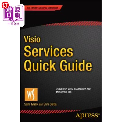 海外直订VISIO Services Quick Guide: Using VISIO with Sharepoint 2013 and Office 365 Visio Services快