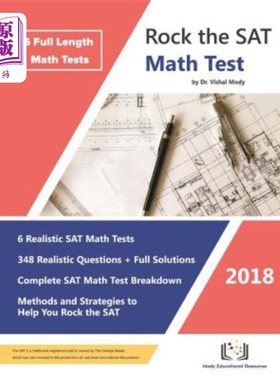 海外直订Rock The SAT Math Test 摇动SAT数学考试