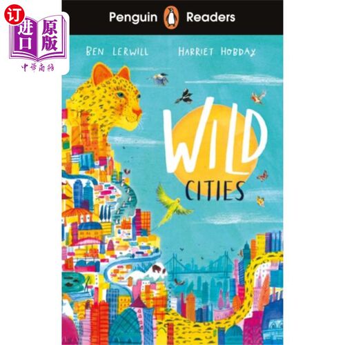 海外直订Penguin Readers Level 2: Wild Cities (ELT Graded... 企鹅读者2级:狂野城市(英语阅读分级)