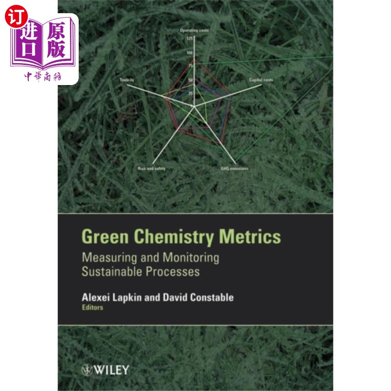 海外直订Metrics Green Chemical Technology - Measuring an... 计量绿色化学技术-测量和监测可持续的过程