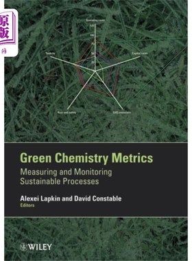 海外直订Metrics Green Chemical Technology - Measuring an... 计量绿色化学技术-测量和监测可持续的过程