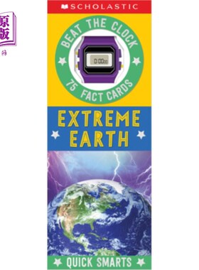 海外直订Extreme Earth Fast Fact Cards: Scholastic Early Learners (Quick Smarts) [With Cl 极端地球快速事实卡:学术早
