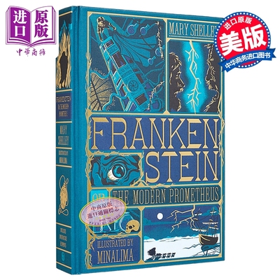 弗兰肯斯坦 MinaLima版 Frankenstein MinaLima Edition 英文原版 Mary Shelley 哥特式恐怖故事【中商原版】