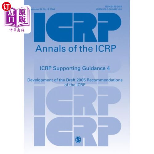 海外直订医药图书ICRP Supporting Guidance 4 国际红十字委员会支持指南