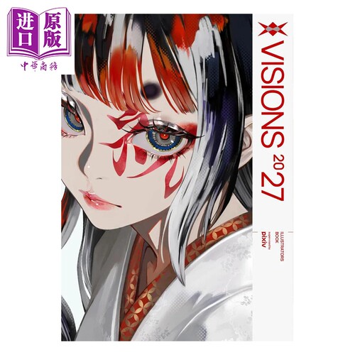 预售画集 视觉2027插画集 Pixiv知名插画师 LAM封面 日文原版 VISIONS 2027 ILLUSTRATORS BOOK【中商原版】