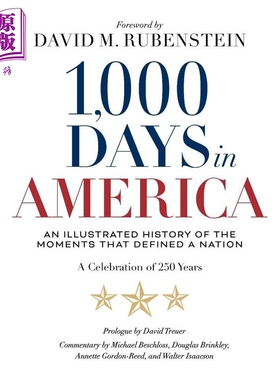预售 美国1000天 定义一个国家的瞬间图史 美国国家地理 英文原版 1000 Days in America National Geographic【中商原版】