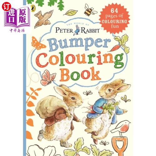 海外直订Peter Rabbit Bumper Colouring Book 彼得兔画册