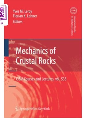 海外直订Mechanics of Crustal Rocks 地壳岩石力学