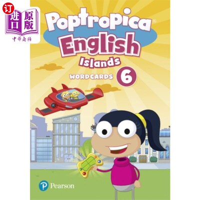 海外直订Poptropica English Islands Level 6 Wordcards Poptropica英语岛屿6级单词卡