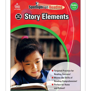 阅读技能训练系列 故事元素 1-2年级 Spotlight on Reading Story Elements Grades 1 - 2英文原版Carson Dellosa【中商原版?