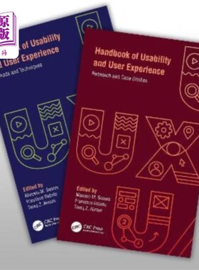 海外直订Handbook of Usability and User-Experience (UX), ... 手册的可用性和用户体验(UX)， 2卷集