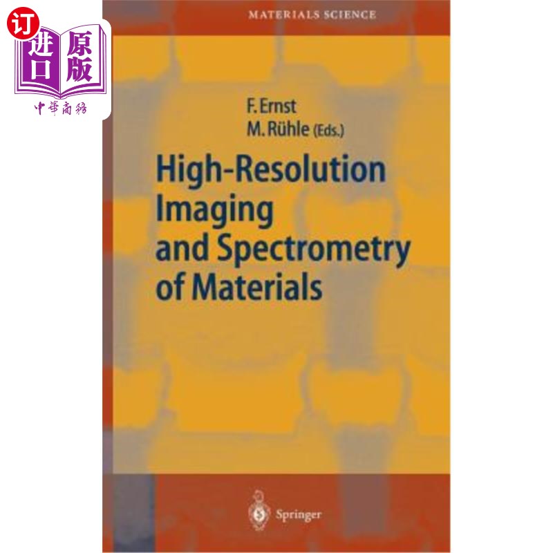 海外直订High-Resolution Imaging and Spectrometry of Materials 材料的高分辨率成像和光谱分析