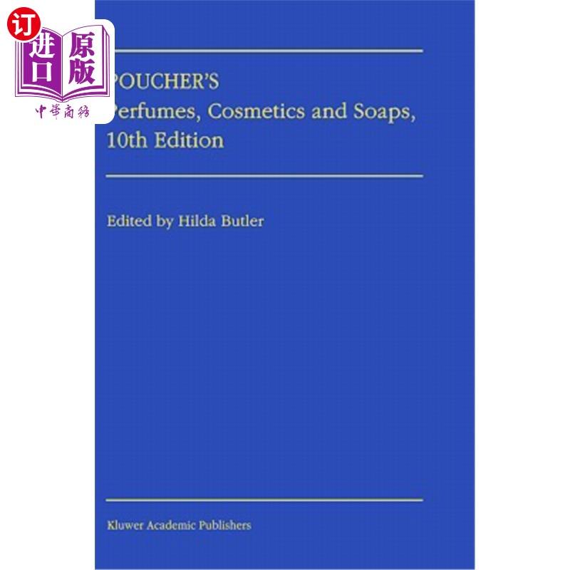 海外直订医药图书Poucher's Perfumes, Cosmetics and Soaps 采购产品香水，化妆品和肥皂