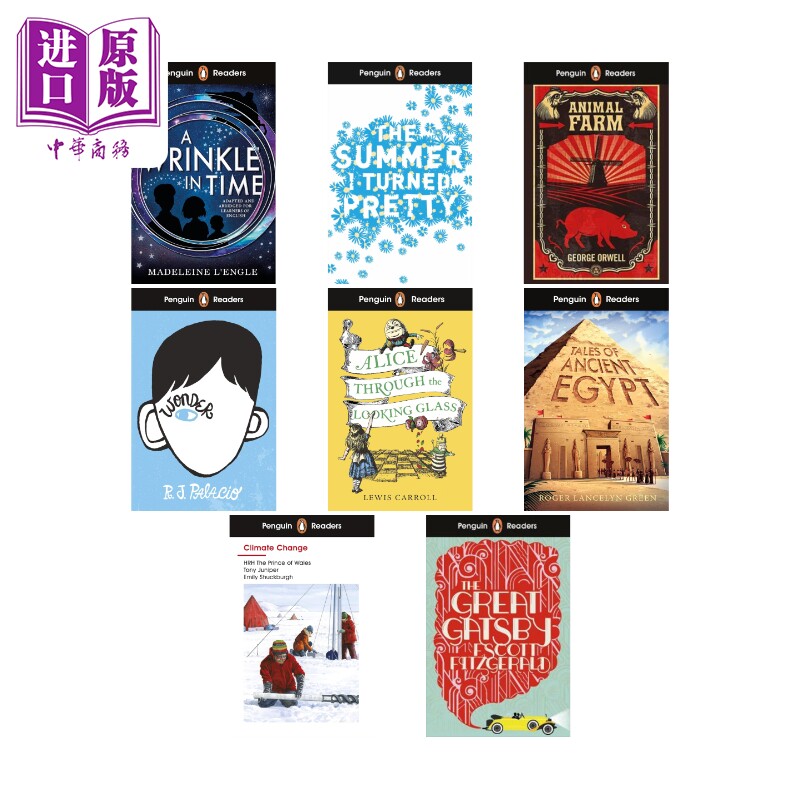 预售 企鹅阅读分级指导3级8册 Penguin Readers Level 3 英文原版进口 分级阅读读物 ELT Graded Reader 英语读物【中商原版】