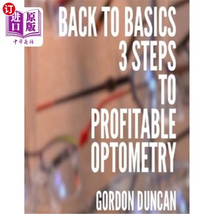 Steps 3步盈利 验光 回到基础 Basics Optometry 海外直订医药图书Back Profitable