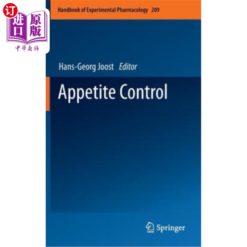 海外直订医药图书Appetite Control 食欲控制