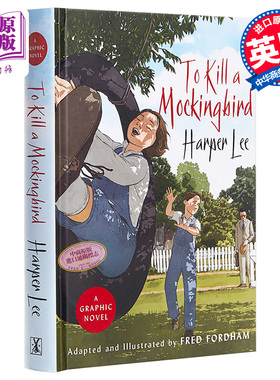 杀死一只知更鸟漫画书英文版 To Kill a Mockingbird 杀死一只知更鸟英文图像小说版 英文原版杀死一只知更鸟英语版 哈珀李