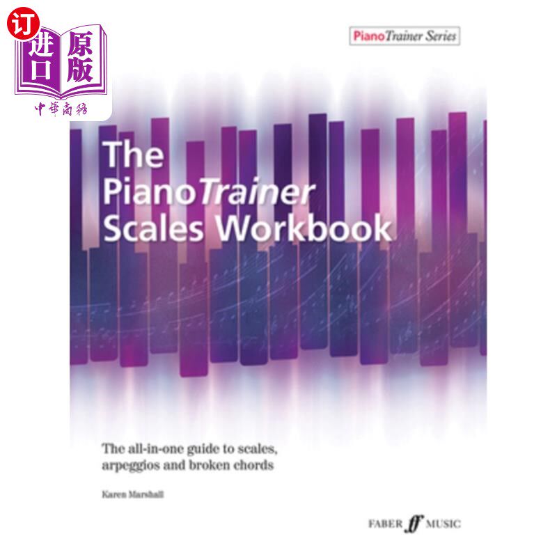 海外直订The Pianotrainer Scales Workbook 钢琴训练师音阶手册