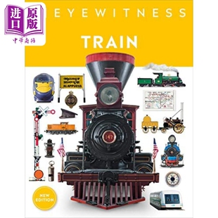 预售 Eyewitness系列 中商原版 Train the 英文原版 Railroads 火车百科 Discover Story