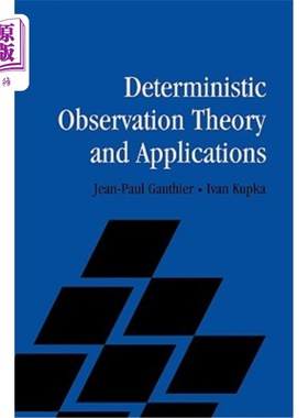 海外直订Deterministic Observation Theory and Applications 确定性观测理论与应用