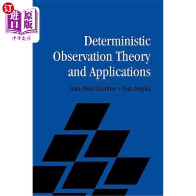 海外直订Deterministic Observation Theory and Applications 确定性观测理论与应用
