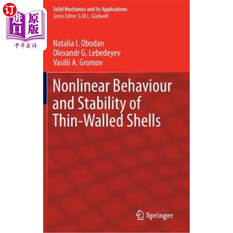 海外直订Nonlinear Behaviour and Stability of Thin-Walled Shells 薄壁壳体的非线性行为和稳定性