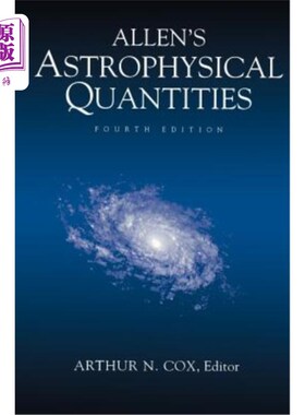 海外直订Allen's Astrophysical Quantities 艾伦的天体物理量
