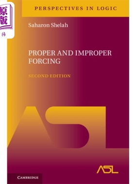 预售 逻辑学家谢拉赫 适当和不适当的强迫 Proper and Improper Forcing Saharon Shelah 英文原版【中商原版】