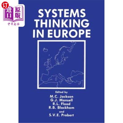 海外直订Systems Thinking in Europe 欧洲的系统思维