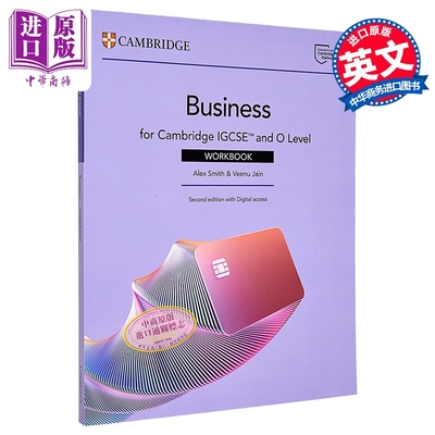 25年新版剑桥IGCSE OLEVEL商科练习册含在线账号2年 Cambridge IGCSE O Level Business Workbook with Digital Access