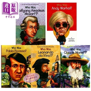 青少年读物 Was 儿童文学 Who 人文百科 中商原版 英文原版 企鹅出版 艺术家系列套装 儿童读物 人物传记故事书 初级章节书